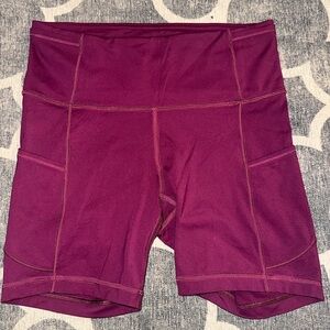 lululemon athletica High-Rise Plum Bike Shorts